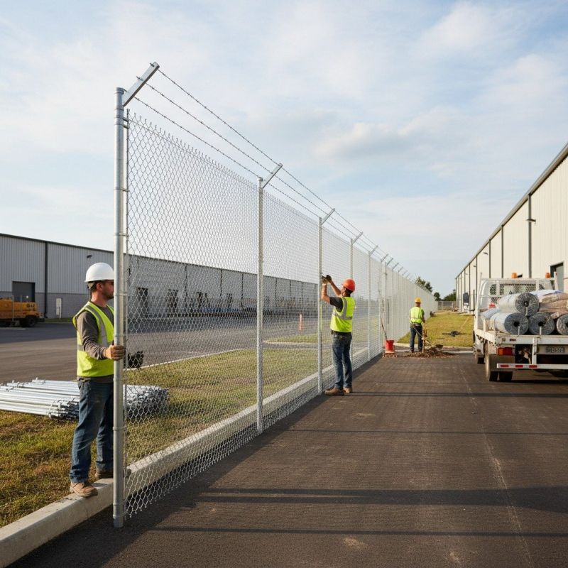 Metal Fence Installation